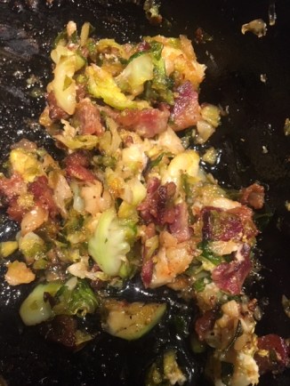 brussel sprouts and bacon